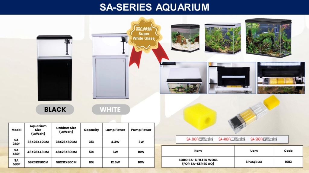 SA SERIES AQUARIUM DETAIL